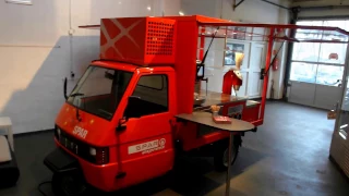 Piaggio Ape TM 220 Mini Foodtruck Verkaufsfahrzeug Peki Fahrzeugbau