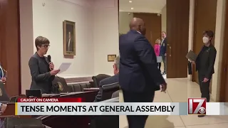 Lt. Gov. Robinson confronts state senator over comments made during Monday’s sessions