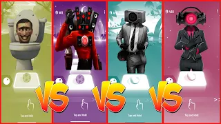 SKIBIDI TOILET 🆚 SPEAKERMAN 🆚 CAMERAMAN 🆚 SPEAKERWOMAN - Tiles Hop EDM Rush