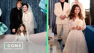 La figlia di Laura Pausini ruba l’attenzione per il suo abito al matrimonio della madre