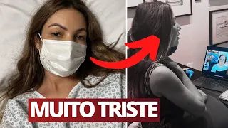 TR1STE: Após doença chegar a DESF1GURAR seu rosto, como está a apresentadora Patrícia Poeta HOJE