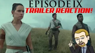 STAR WARS EPISODE IX THE RISE OF SKYWALKER TRAILER REACTION!