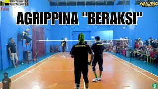 AGRIPPINA Unjuk Skill Trick Shots di Tarung Bebas Badminton Tarkam KARAWANG ! Nice Deception