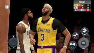 ANTHONY DAVIS DENIES PAUL GEORGE WITH A VOLLEYBALL SPIKE! | NBA2K21 ARCADE EDITION | ABE GAMING