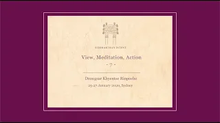 View, Meditation, Action, 25-27 January 2020, Sydney, Australia - Part 7