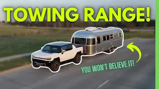 Hummer EV Towing Test || How far can a Hummer EV tow?