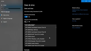 Universal Time and Local Time Zones