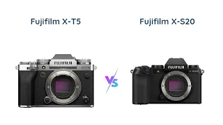 Fujifilm X-T5 vs X-S20 - Mirrorless Camera Comparison