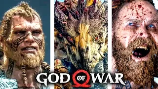 GOD OF WAR 4 ALL Boss Fights And Ending (1080p 60FPS)