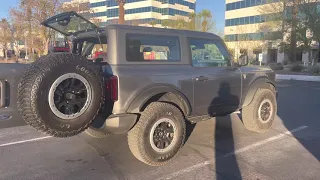 My 2021 Bronco 2 door in Carbon Gray. A quick 3 minute ish walk around