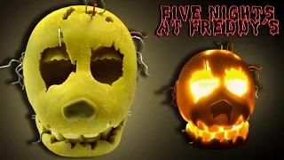 FNaF 3 ★ SPRINGTRAP Bad Ending Mask Lamp ★ Polymer clay Tutorial ✔ Giovy Hobby