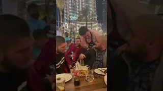 Хабиб Нурмагомедов Бурак Оздемир Дубай Суета Burak Ozdemir Khabib Nurmagomedov Dubai