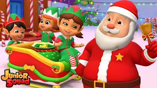 Джингл Беллс 🎄🎁 Xmas песни и Junior Squad обучающие видео для детей