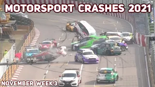 Motorsport Crashes 2021 November Week 3