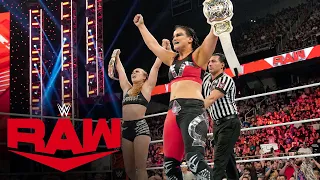 Ronda Rousey & Shayna Baszler win the WWE Women’s Tag Team Title: Raw highlights, May 29, 2023