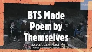 [ENGSUB] BTS Made Poem by Themselves