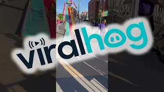 Fun Slide Ride Goes Downhill || ViralHog