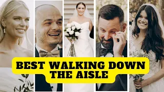 Emotional Grooms Reaction | Best Wedding Walking Down the Aisle