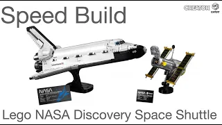 Lego Creator Expert NASA Discovery Space Shuttle 10283 - Speed Build