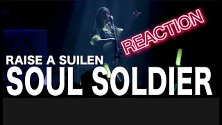 RAISE A SUILEN -SOUL SOLDIER REAVCTION #guitar #reactionvideo #metal
