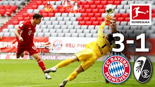 FC Bayern München vs. SC Freiburg I 3-1 I Lewandowski Now with 33 Goals