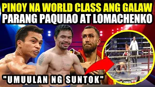 PINOY MAY GALAW NA PACQUIAO AT LOMACHENKO R2 LANG ANG GEORGIAN CHAMPION | UMULAN NG SUNTOK