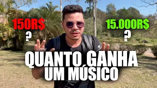 💰QUANTO GANHA UM MÚSICO PROFISSIONAL ?💰