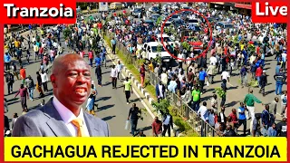 Gachagua Rejected &chased in Tranzoia county for trying to attack Raila odinga and selling Ruto lies