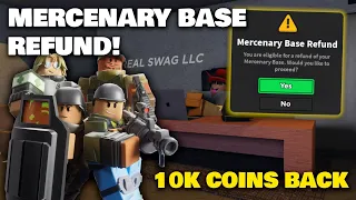 You Can Claim Your Mercenary Base Refund Now! | TDS (Roblox)