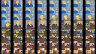 Steamed Hams but it's played 64 times at 64 speeds in an 8x8 grid