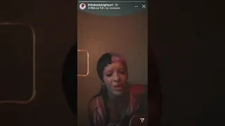 Melanie Martinez Singing Glued (Latest Instagram Story)|LittleBodyBigHeart 1995