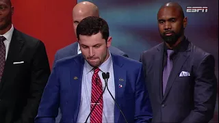 [FULL] Baker Mayfield 2017 Heisman Trophy acceptance speech | ESPN