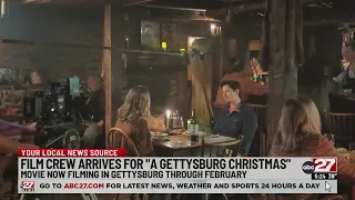 Christmas movie being filmed in Gettysburg