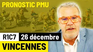 Pronostic PMU course Ticket Flash Turf - Vincennes (R1C7 du 26 décembre 2021)