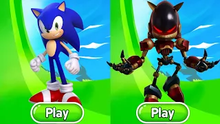 Sonic Dash -  Sonic Vs Grim Sonic Vs All Bosses Zazz Egman -All 86 characters unlocked