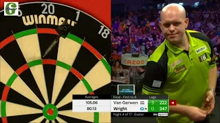 THE GREEN MACHINE!!! MICHAEL VAN GERWEN vs PETER WRIGHT | Final |  Premier League Darts | Night 4