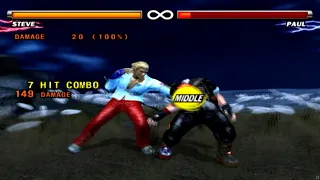 Tekken 5 Steve One Punch Man Death Combo