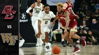 Boston College vs. Wake Forest Basketball Highlights (2018-19)