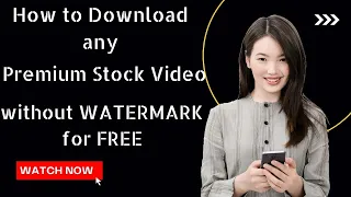 How to Download any Premium Stock Footage without WATERMARK for FREE-2022 Latest Trick #nowatermark