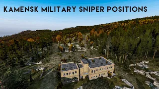 THE BEST SNIPING SPOTS in KAMENSK MILITARY - DAYZ