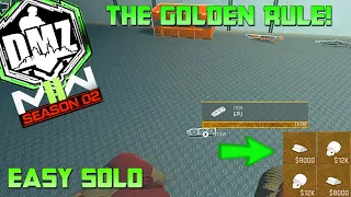 MW2 DMZ "THE GOLDEN RULE" EASY SOLO GUIDE! WHERE TO FIND GPU/GOLD SKULL/GOLD BARS EVERY GAME! *NEW*