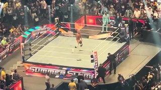 Brock Lesnar shakes Cody Rhodes’ hand after their match at WWE SummerSlam 2023
