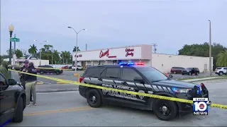 SWAT team responds to barricaded suspect after shots fired near Opa-locka grocery store