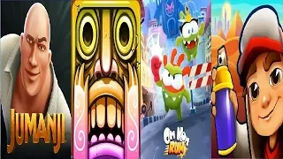 Temple Run 2 New Update Holi Festival 2020 VS Jumanji: Epic Run VS Om Nom: Run VS Subway Surfers