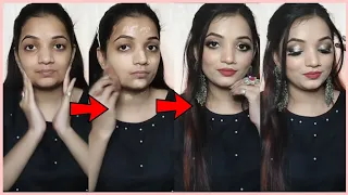 How To Do Parlour Makeup at Home | Step by step teenager ishikamakeup