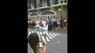 Street Break Dancers on Bourbon Street