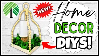 *BRAND NEW* DOLLAR TREE DIY Craft Ideas You MUST TRY! Home Decor | Lantern Tray | Cage Decor & More!