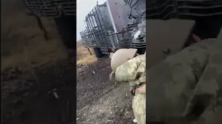 British-made MRAP “Mastiff” withstood an RPG hit