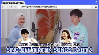 👍Korean Reaction👍 SING-OFF TIKTOK SONGS PART 9 (Zoom, Wait A Minute!, RIP Love) vs @Eltasya Natasha