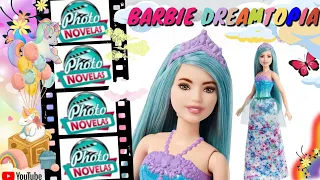 👸 Linda Barbie PRINCESA DREAMTOPIA de rostinho DAYA e cabelos azuis [Unbox e Review]